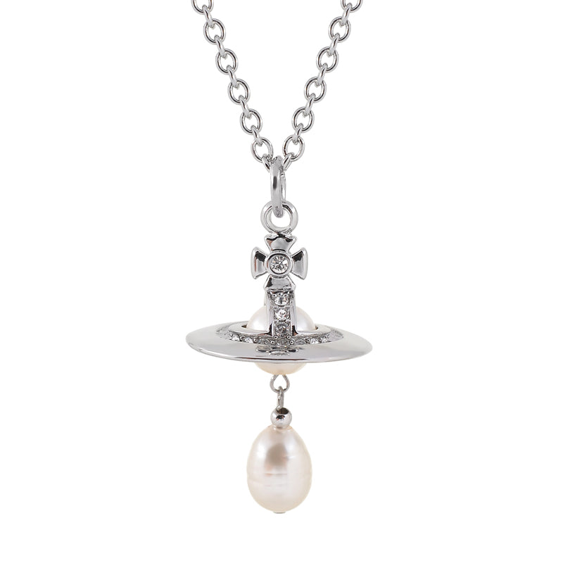 Aleksa 3D Orb Crystal Pendant Necklace 6010