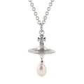 Aleksa 3D Orb Crystal Pendant Necklace 6010