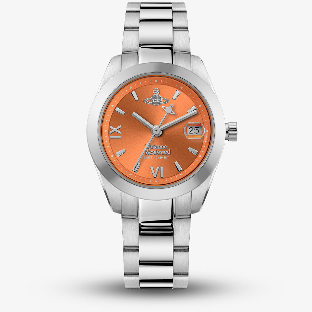 Fenchurch Orange Dial Watch 28mm VV292ORSL