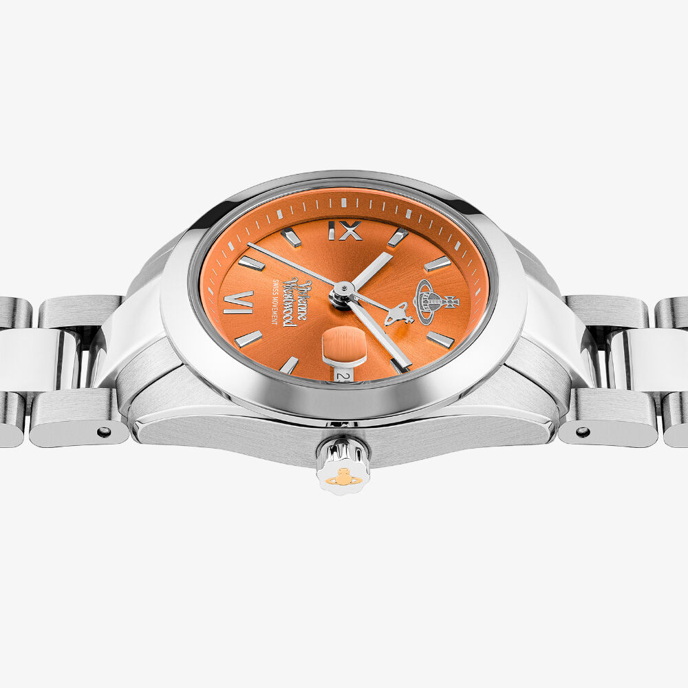 Fenchurch Orange Dial Watch 28mm VV292ORSL