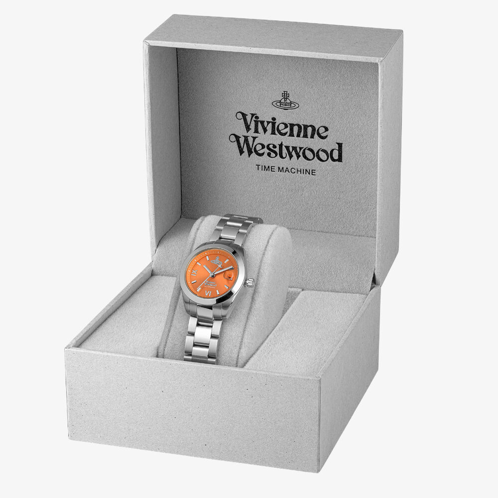 Fenchurch Orange Dial Watch 28mm VV292ORSL