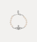 Mini Bas Relief Pearl Bracelet