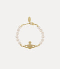 Mini Bas Relief Pearl Bracelet