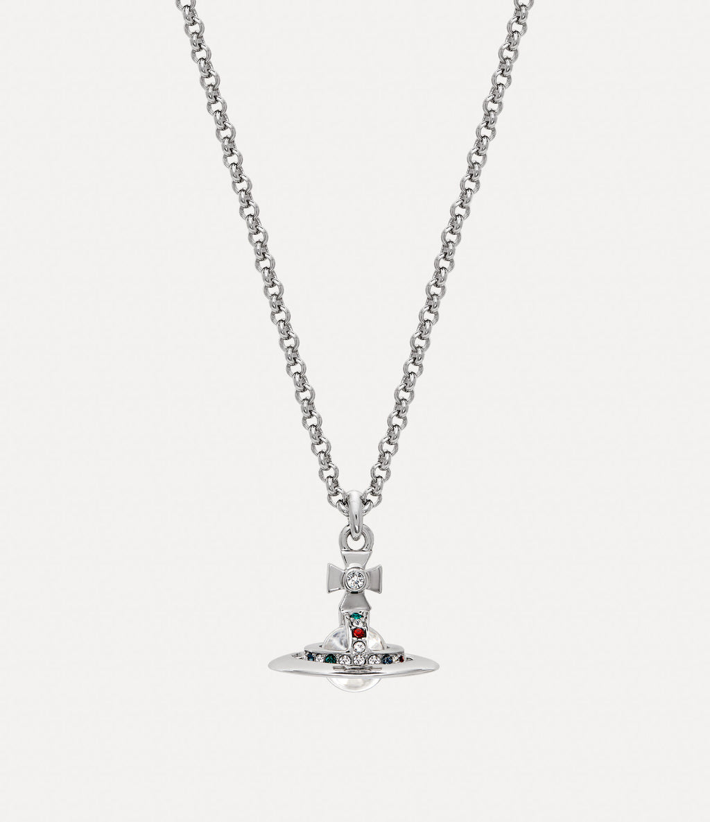 New Petite Orb Pendant Necklace 6479SV