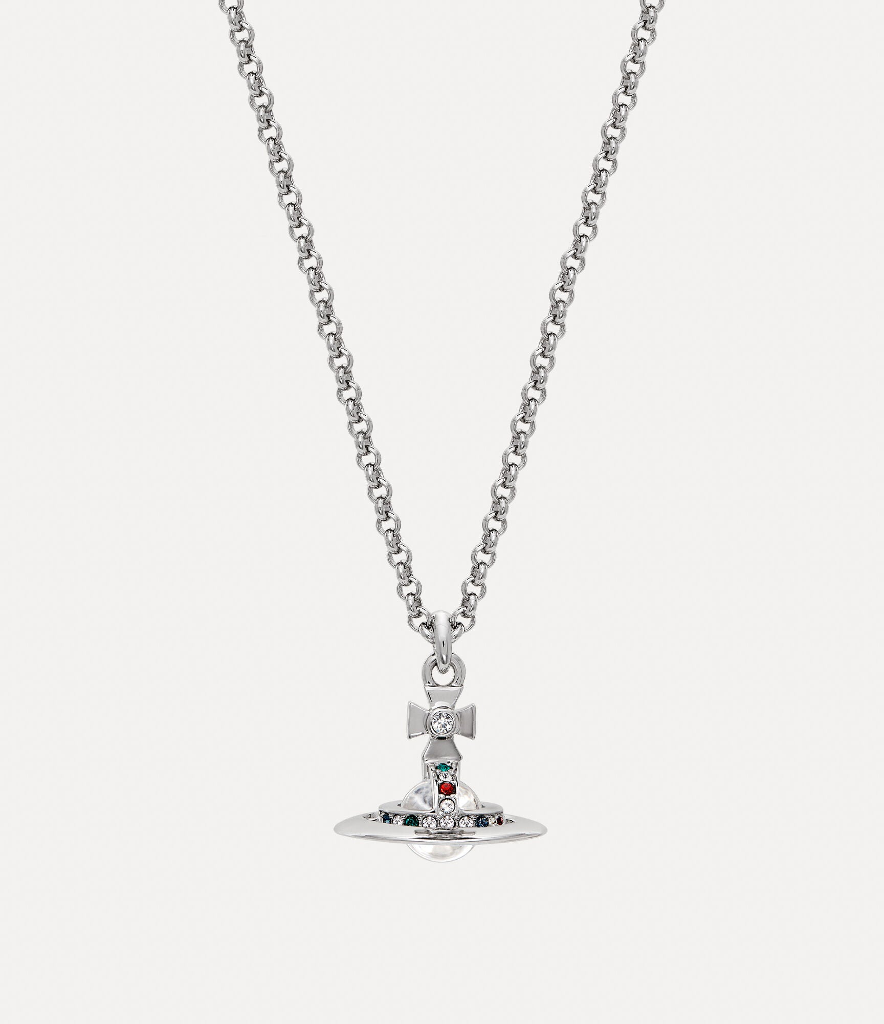 New Petite Orb Pendant Necklace 6479SV
