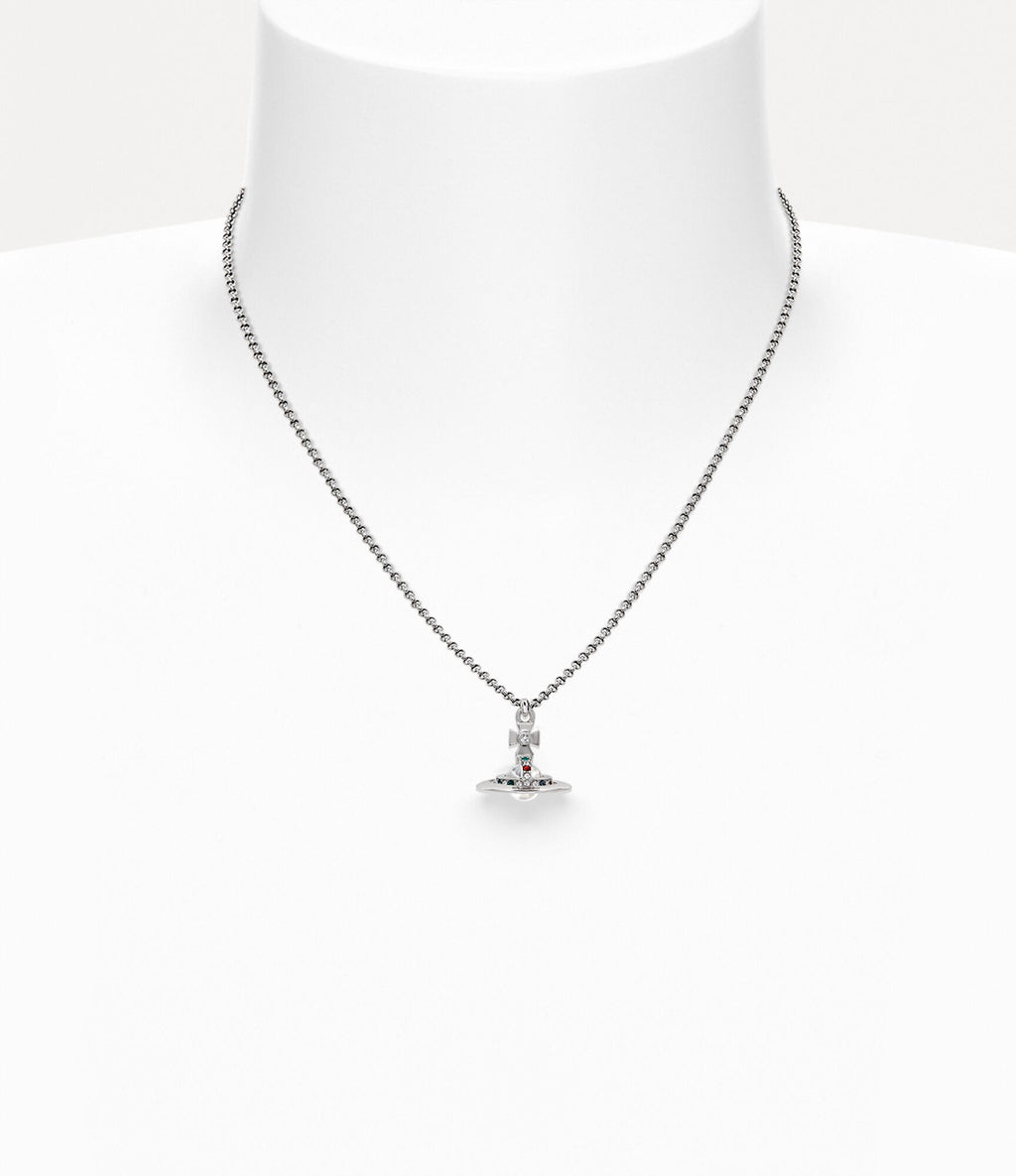 New Petite Orb Pendant Necklace 6479SV