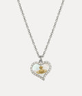 Petra Pendant Necklace Silver 6217SV