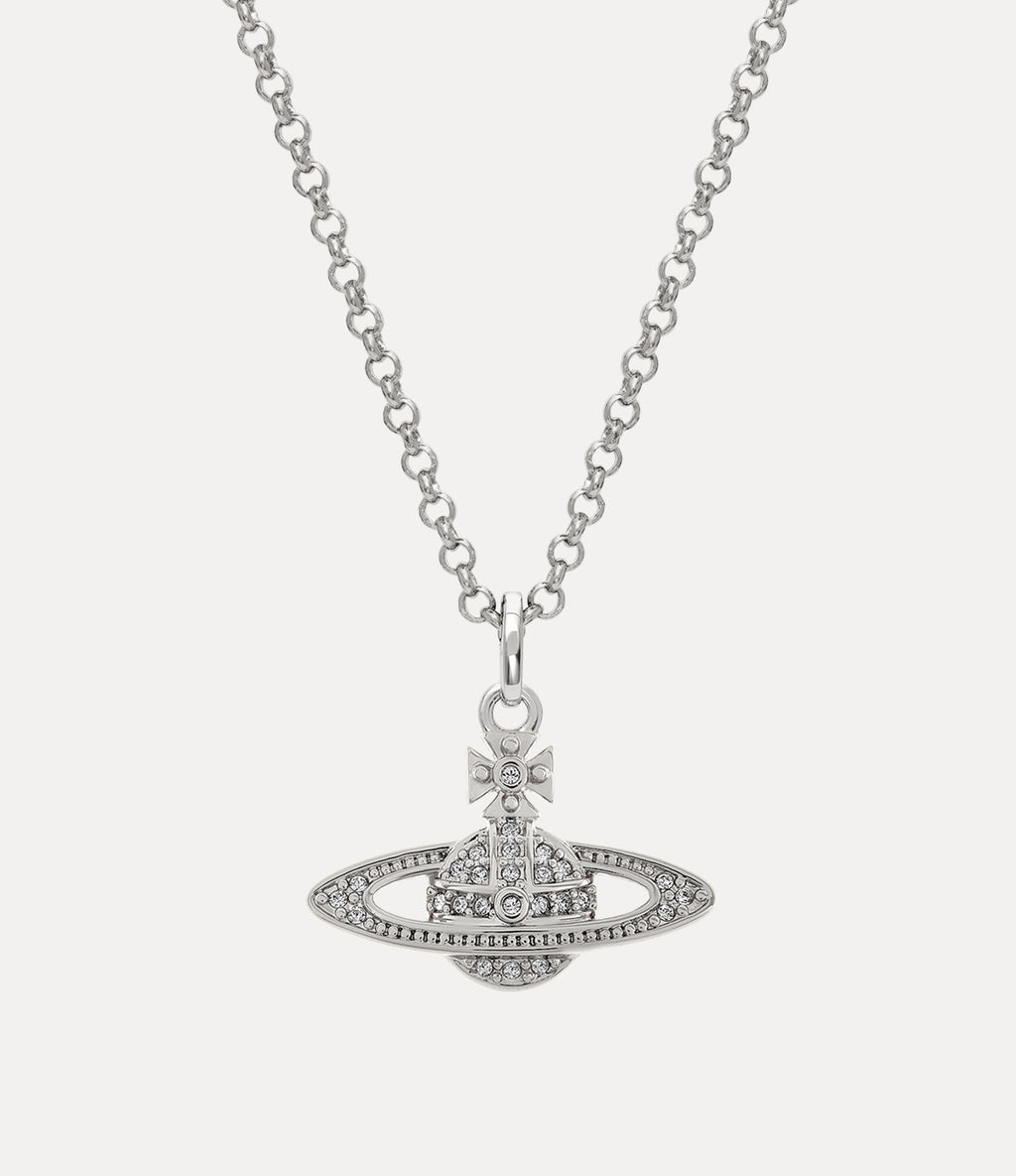 Man. Mini Bas Relief Orb Pendant Necklace