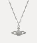 Man. Mini Bas Relief Orb Pendant Necklace