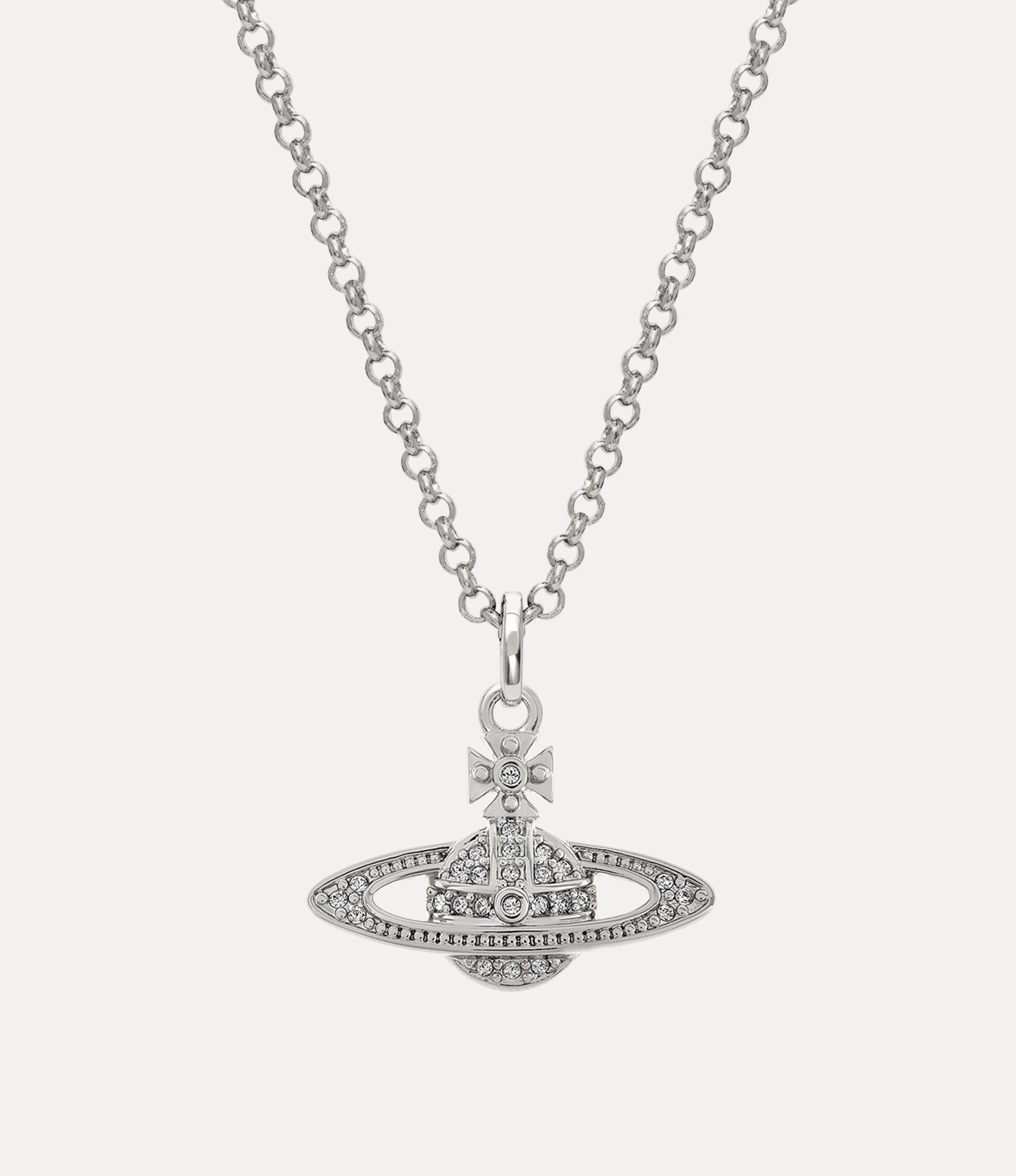 Man. Mini Bas Relief Orb Pendant Necklace