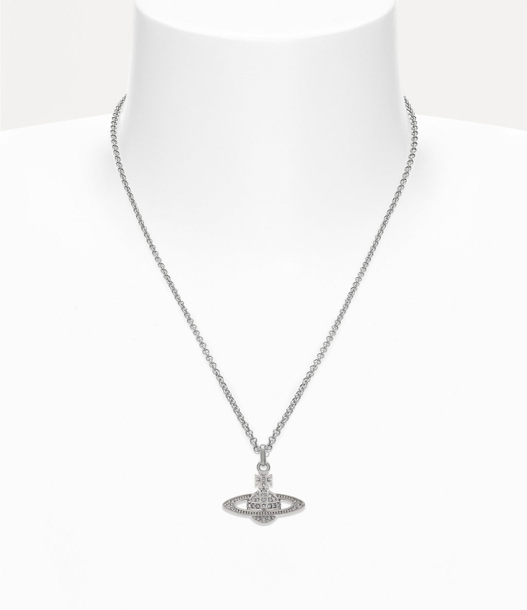 Man. Mini Bas Relief Orb Pendant Necklace 2