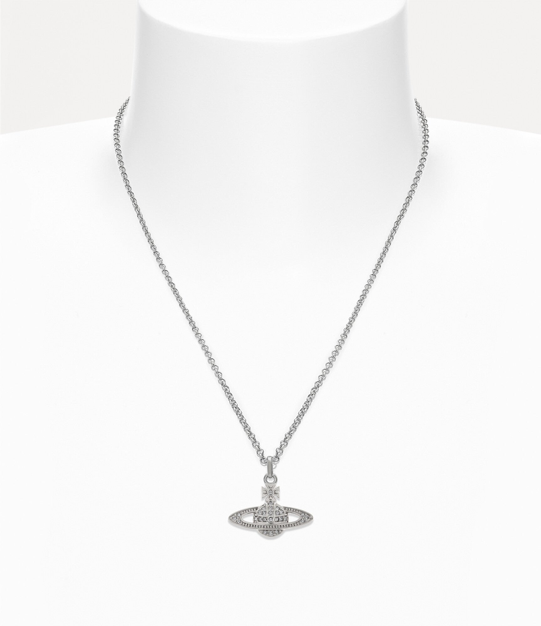 Man. Mini Bas Relief Orb Pendant Necklace 2