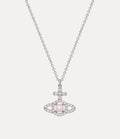 Olympia Pearl Pendant Necklace Pink 6482PK