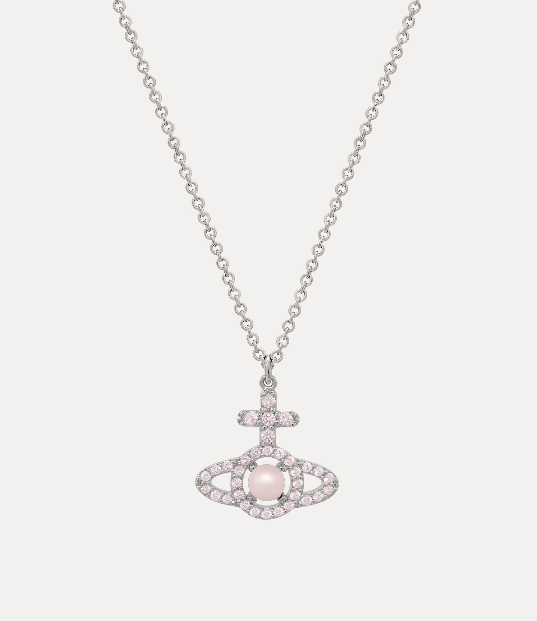 Olympia Pearl Pendant Necklace Pink 6482PK