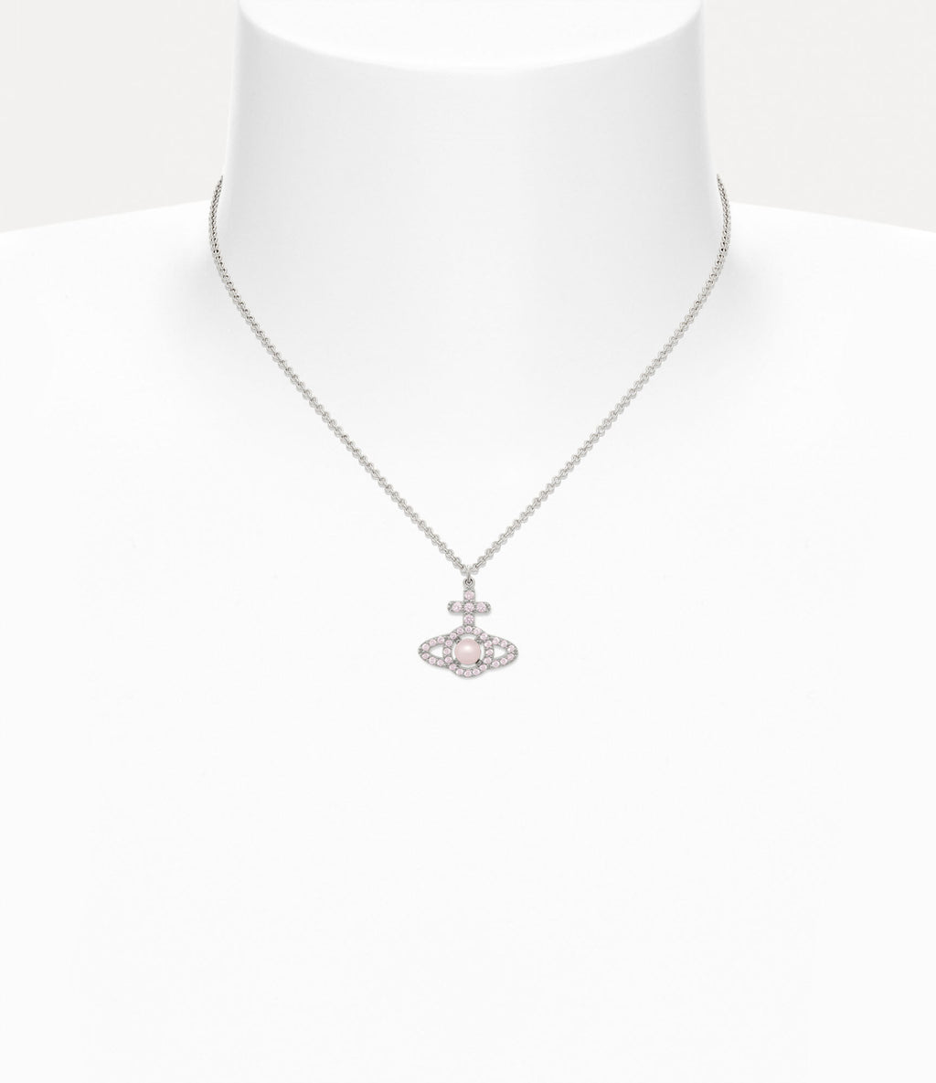 Olympia Pearl Pendant Necklace Pink 6482PK
