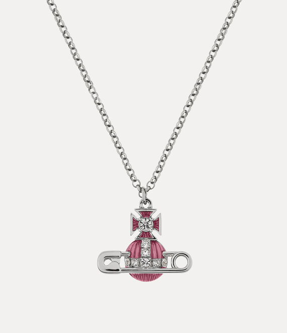 Kitty Pendant Necklace Pink 6208PK
