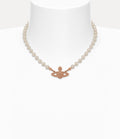 Mini Bas Relief Pearl Choker