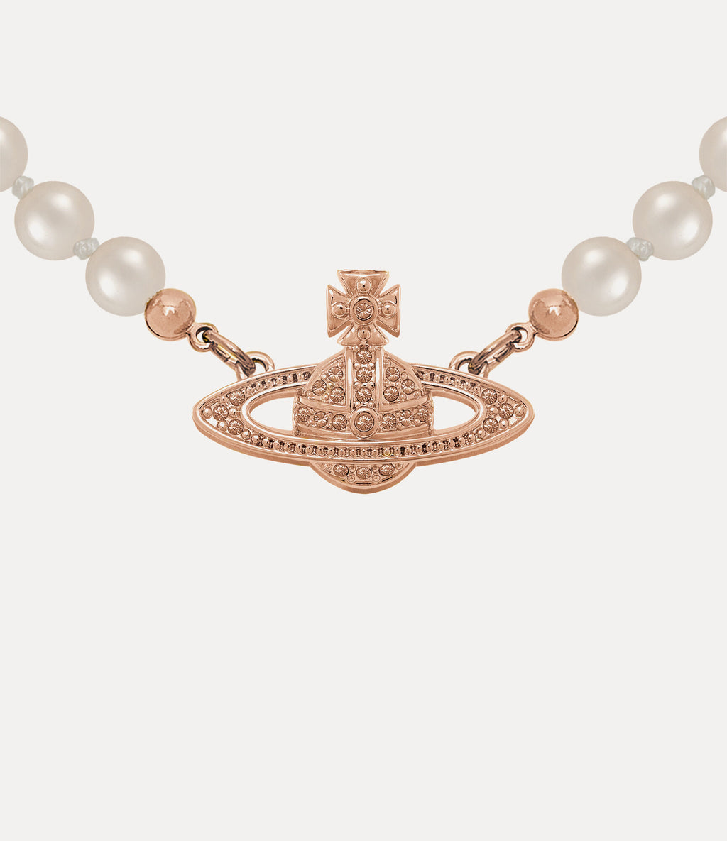 Mini Bas Relief Pearl Choker 4
