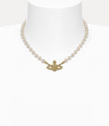 Mini Bas Relief Pearl Choker