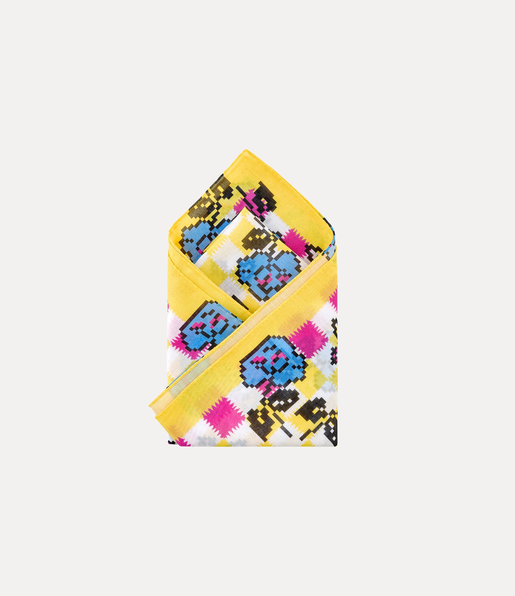 Pixel Rose Handkerchief 2