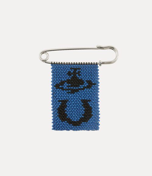 Beaded Charm Pin