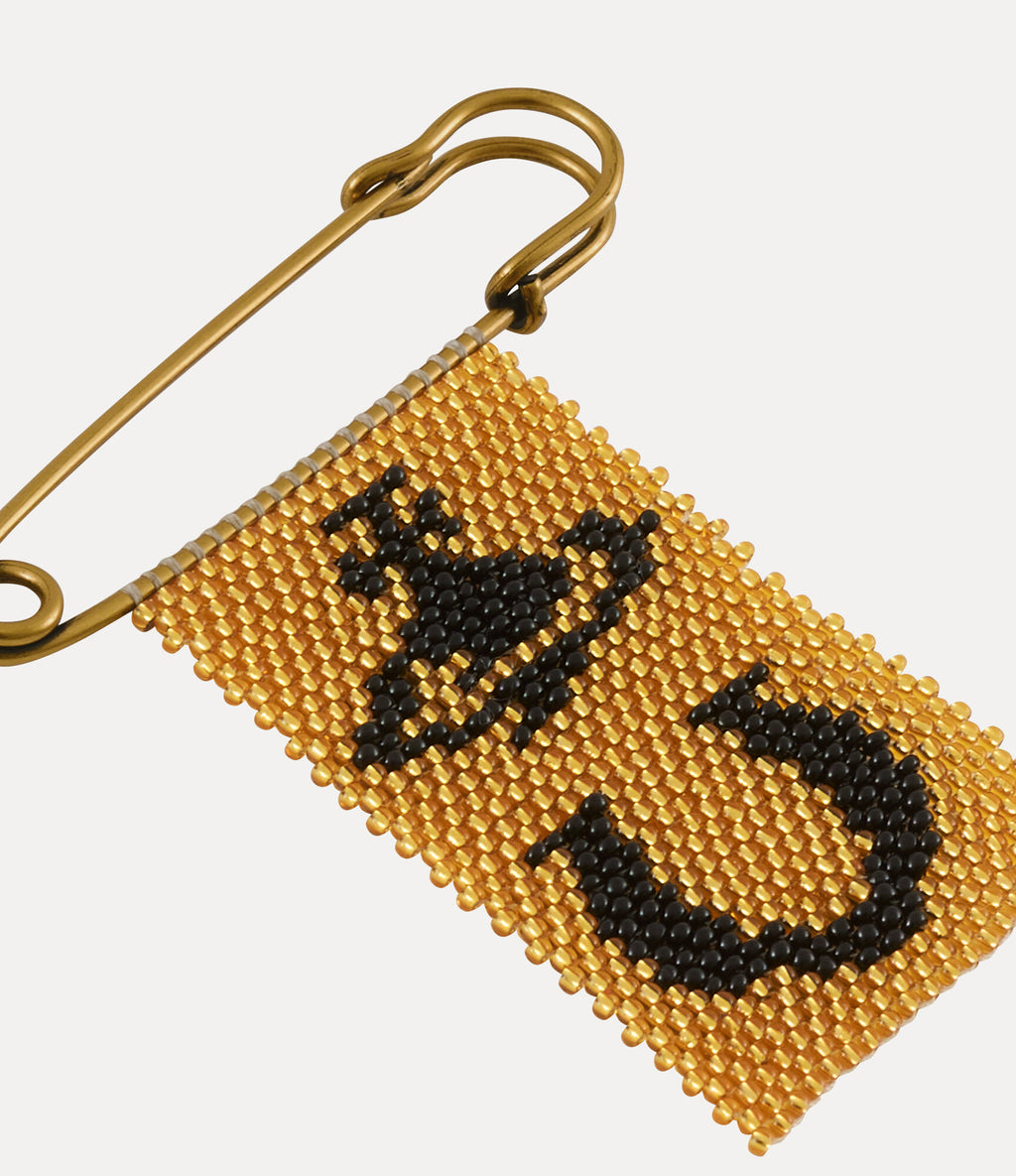 Beaded Charm Pin 2