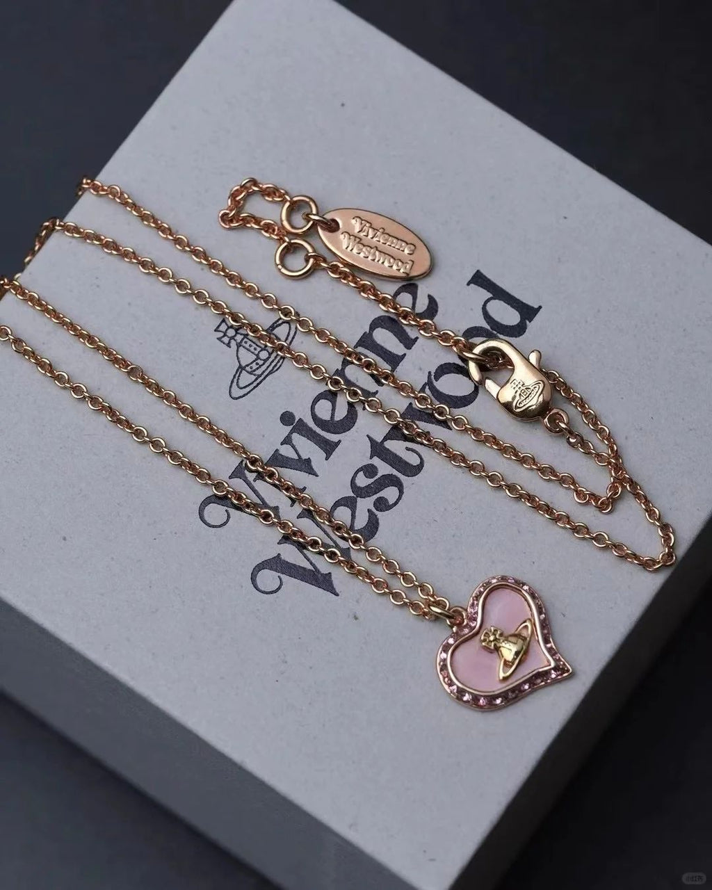 Petra Pendant Necklace Rose Gold 6217RG