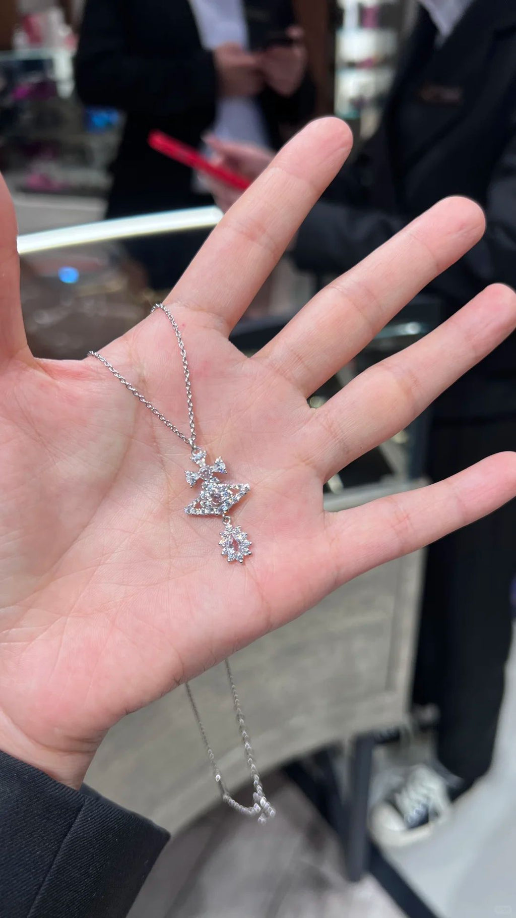 Masha Pendant Necklace Silver 6485