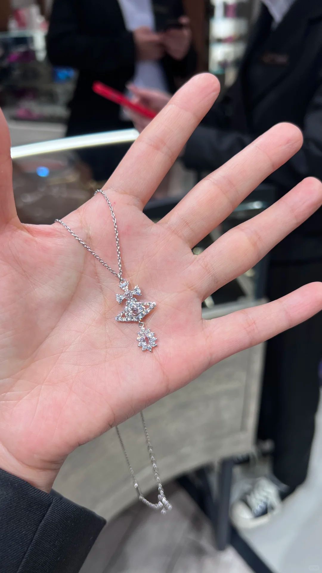 Masha Pendant Necklace Silver 6485