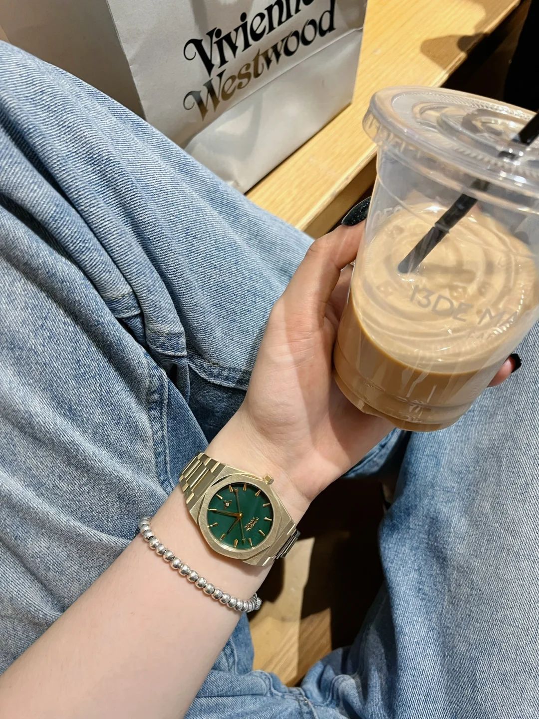 Limehouse Green Gold Watch 34mm VV244GRGD