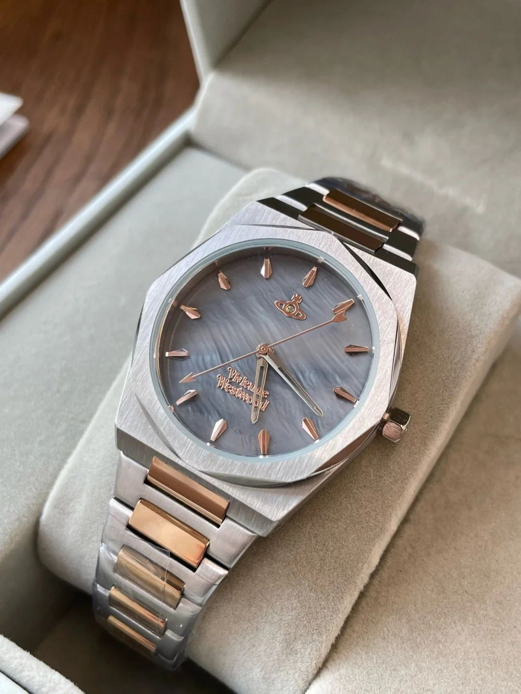 Limehouse Grey Dial Silver 34mm Watch VV244GYSR