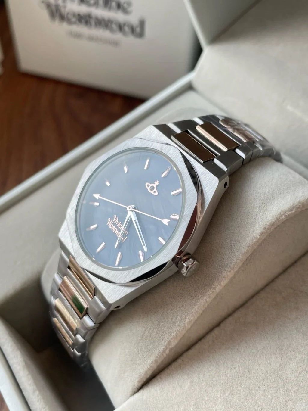 Limehouse Grey Dial Silver 34mm Watch VV244GYSR