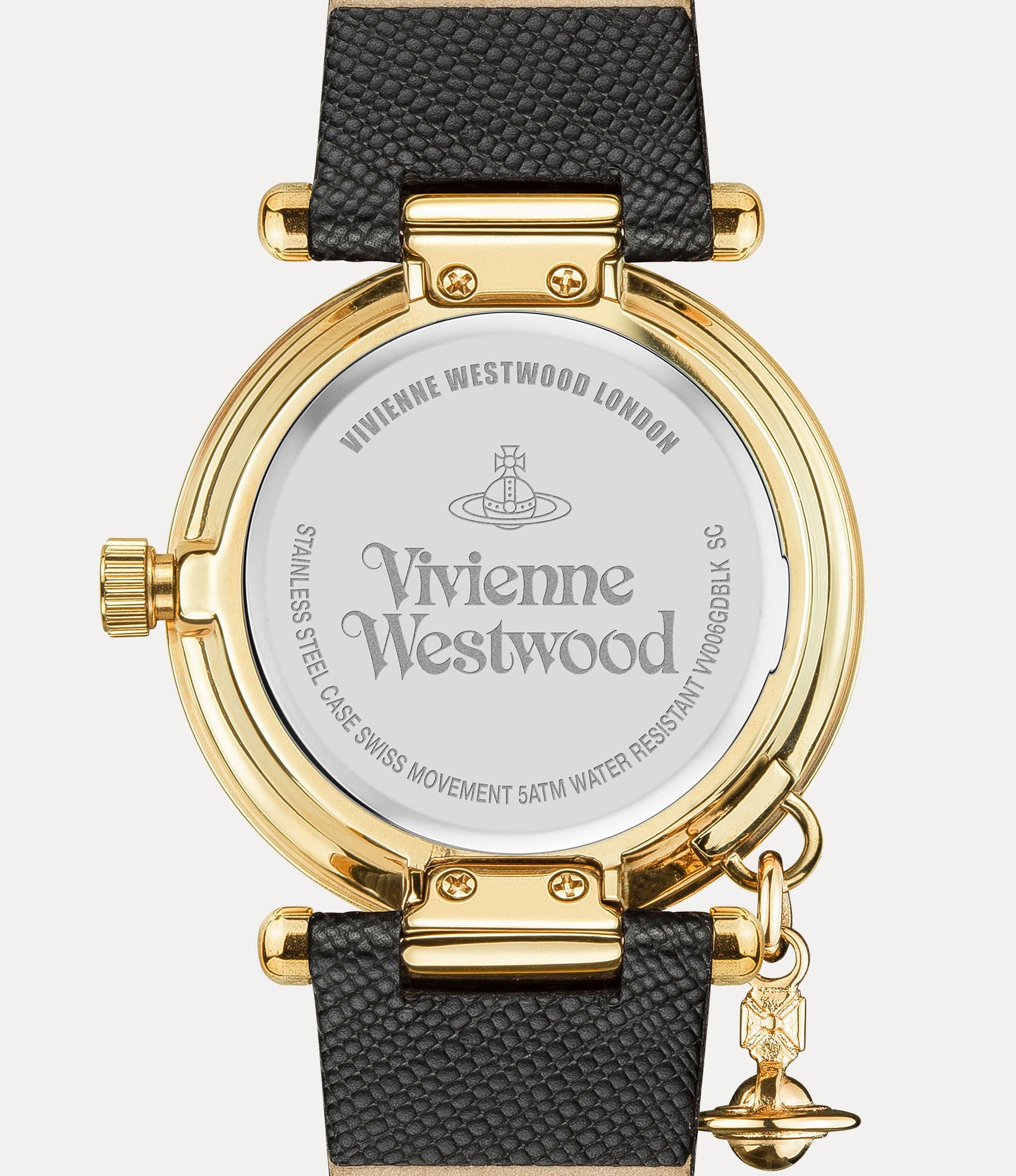 Orb Heart Watch Gold Black VV006GDBLK