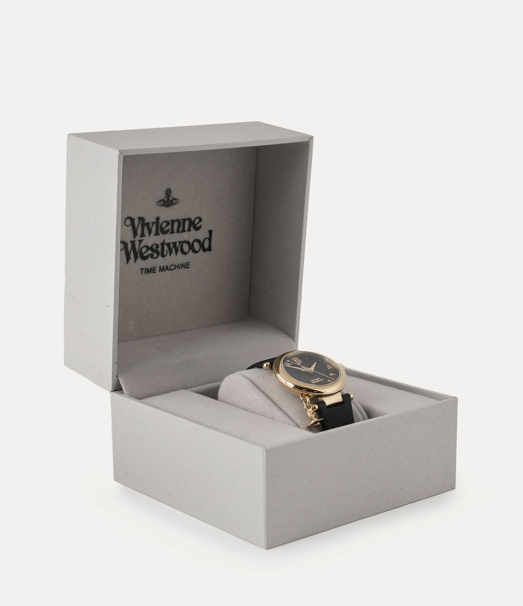 Orb Heart Watch Gold Black VV006GDBLK