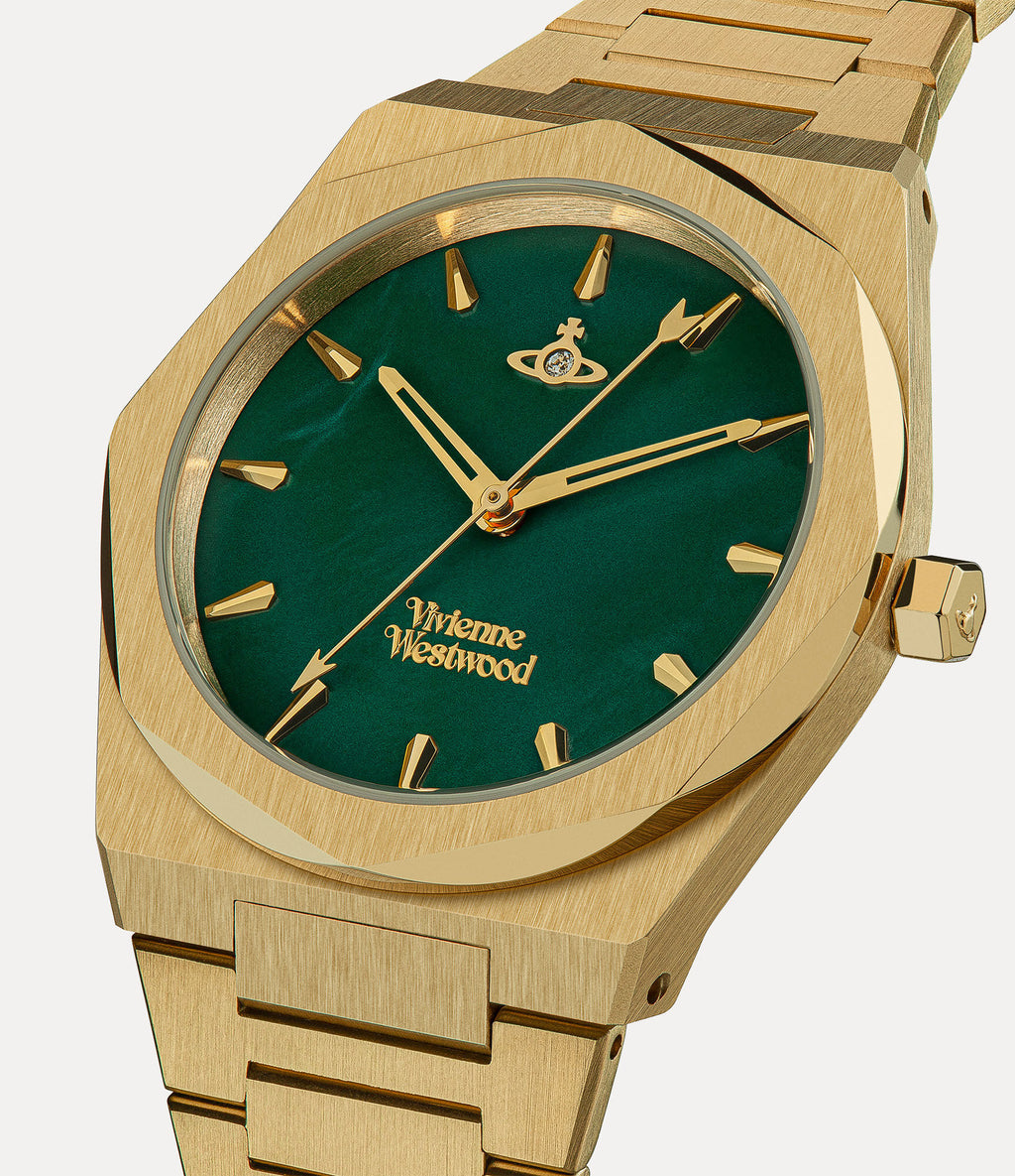 Limehouse Green Gold Watch 34mm VV244GRGD