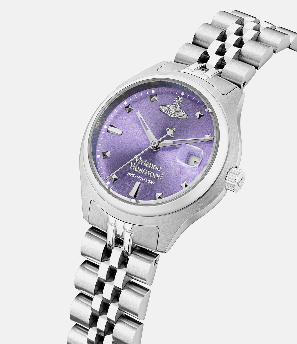 Little Camberwell Watch Purple Silver VV311PPSL