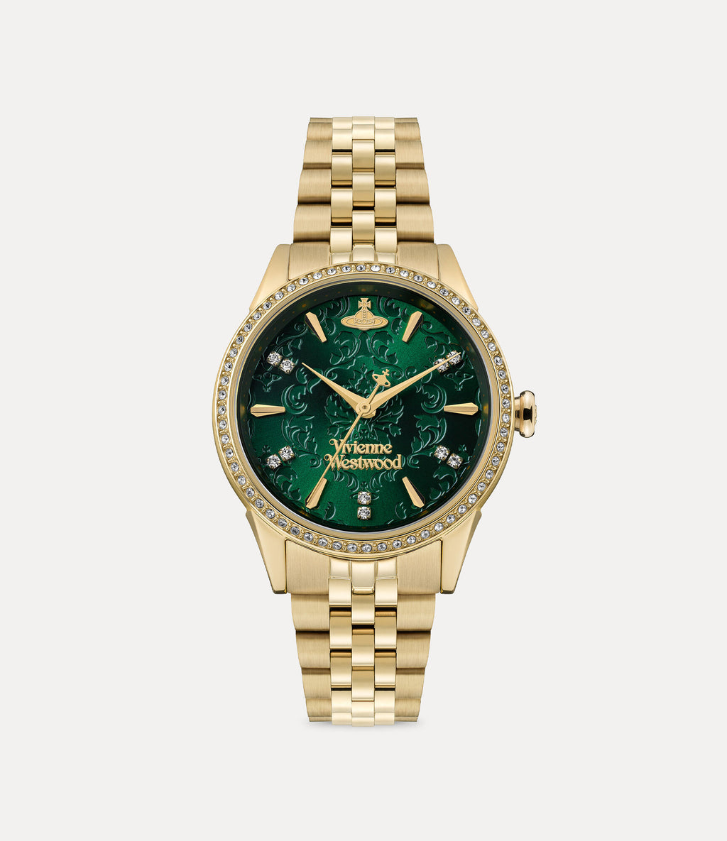Little Wallace Watch Green Gold VV327GRGD