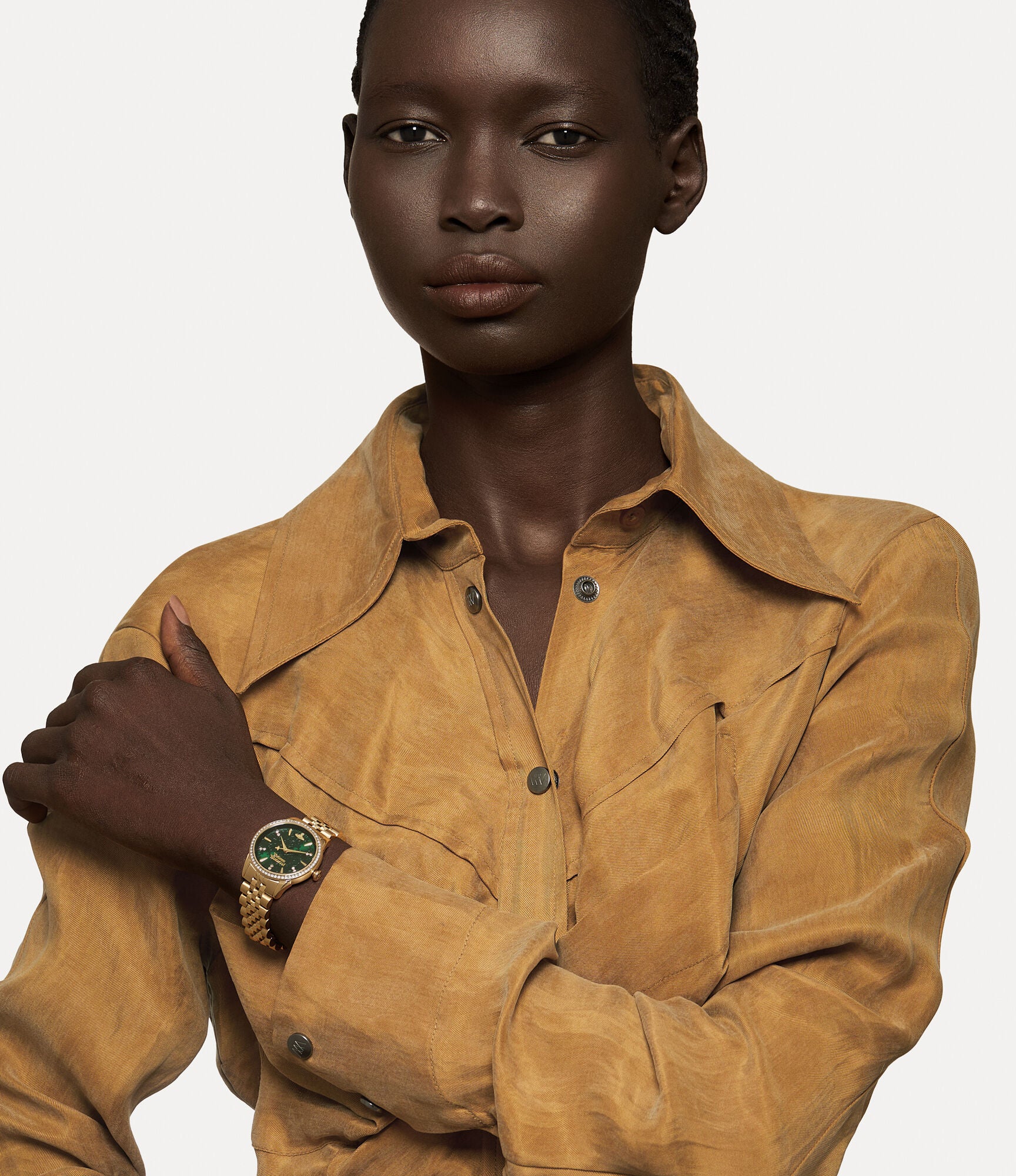 Little Wallace Watch Green Gold VV327GRGD
