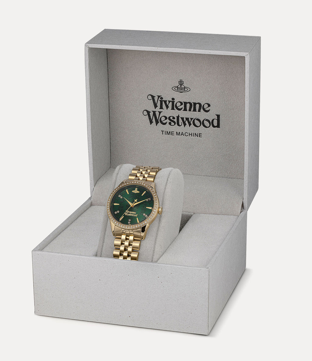 Little Wallace Watch Green Gold VV327GRGD