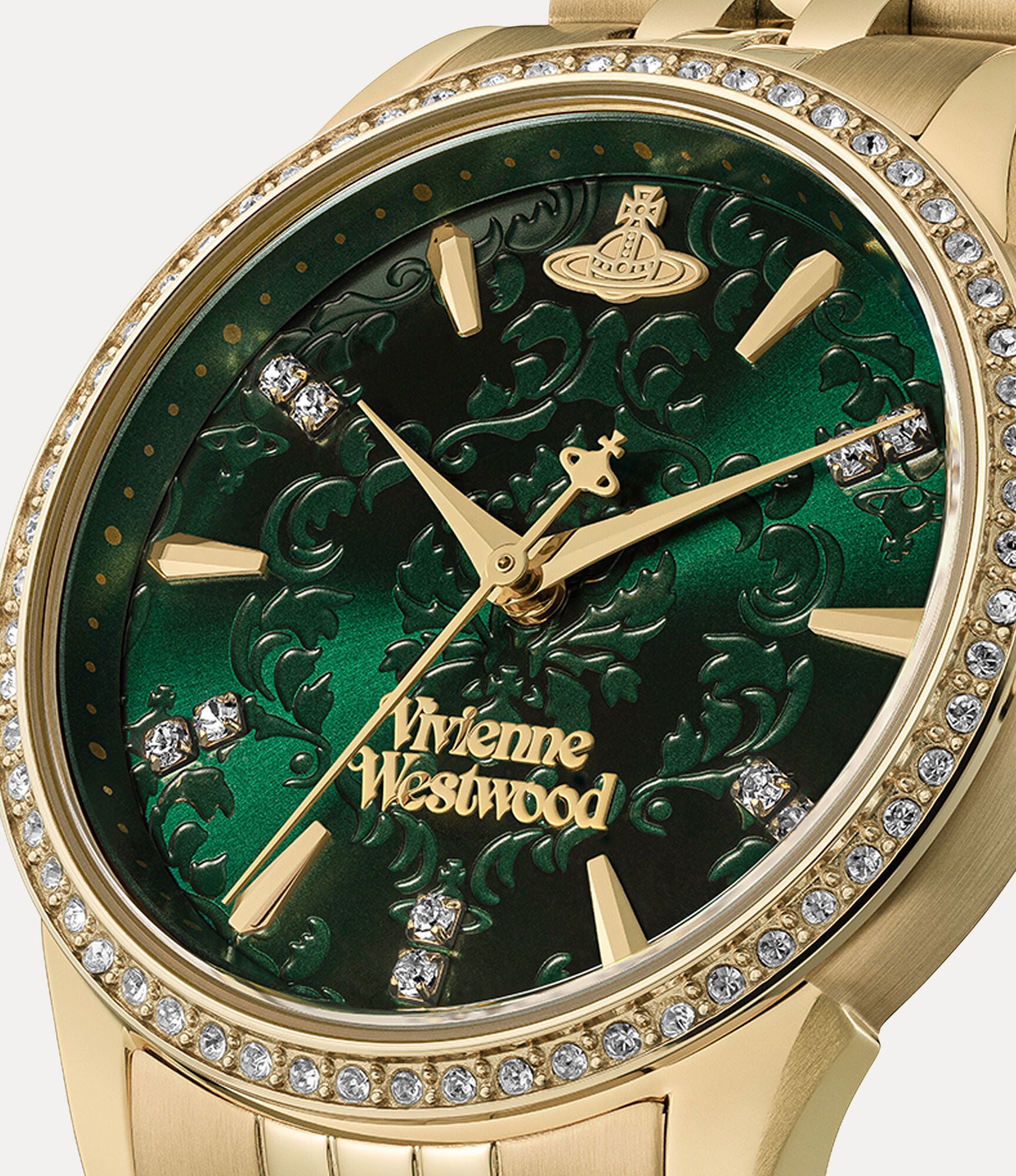 Little Wallace Watch Green Gold VV327GRGD