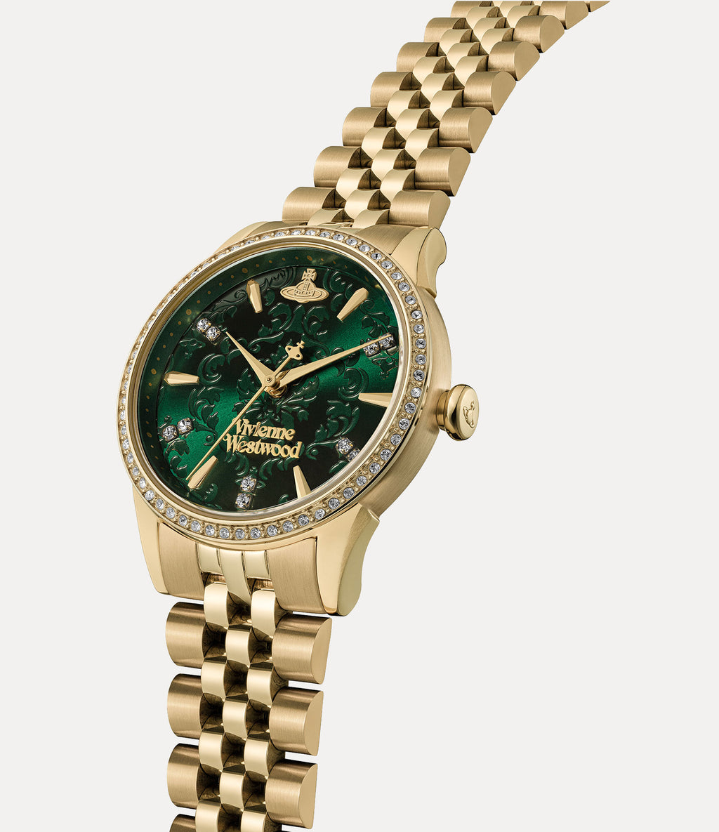 Little Wallace Watch Green Gold VV327GRGD