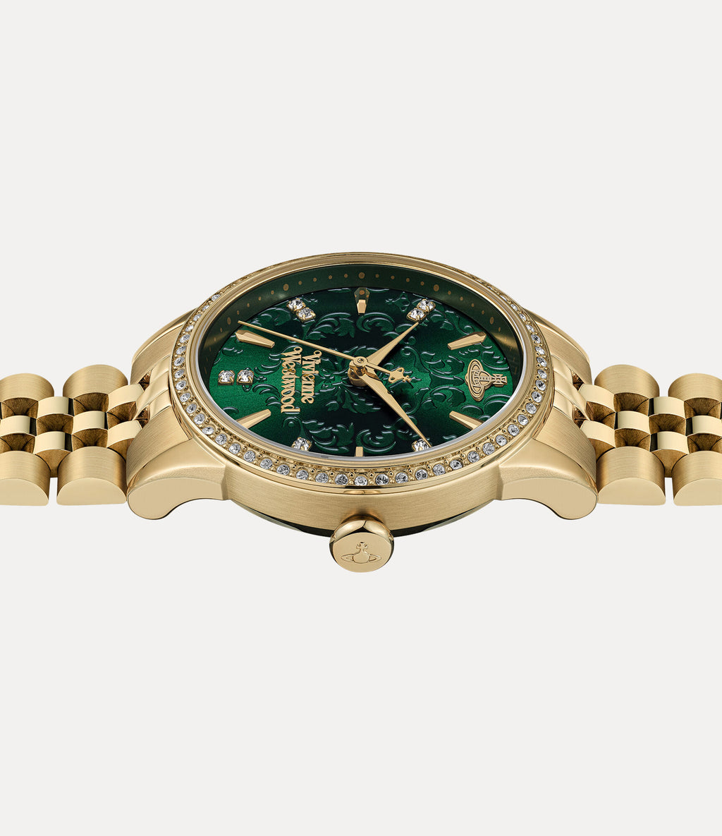Little Wallace Watch Green Gold VV327GRGD