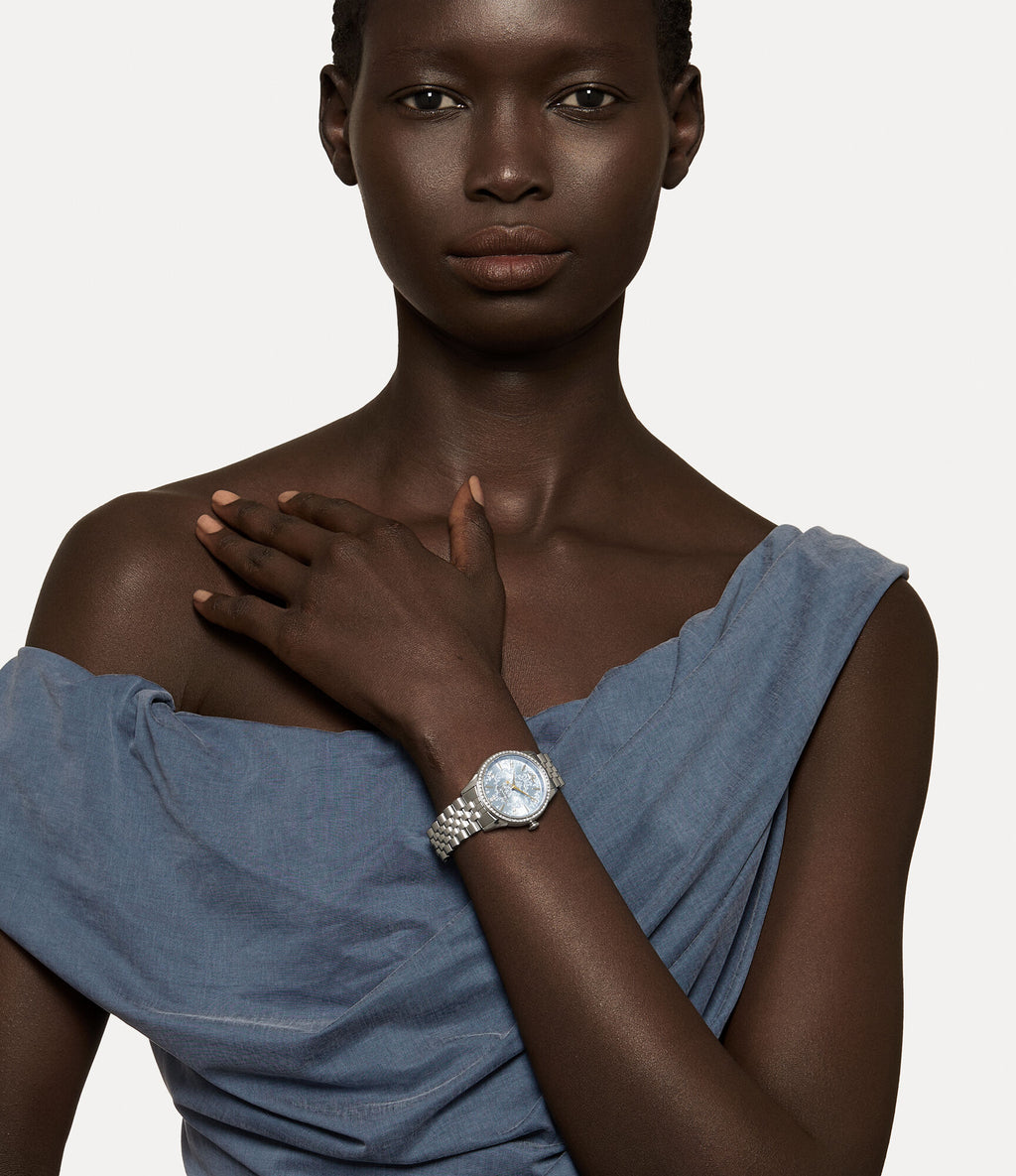 Little Wallace Watch Blue Silver VV327LBLSL