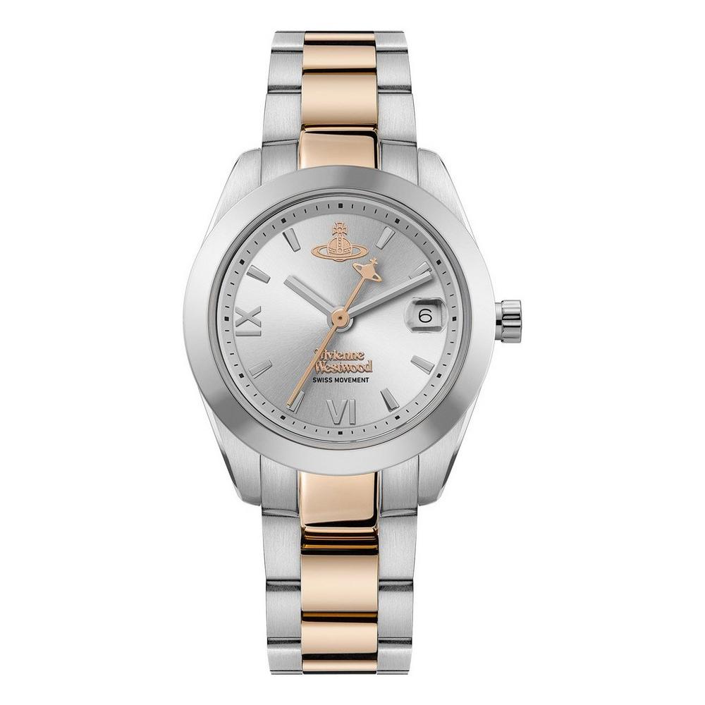 Fenchurch Rose Gold Silver Watch VV292SLSR