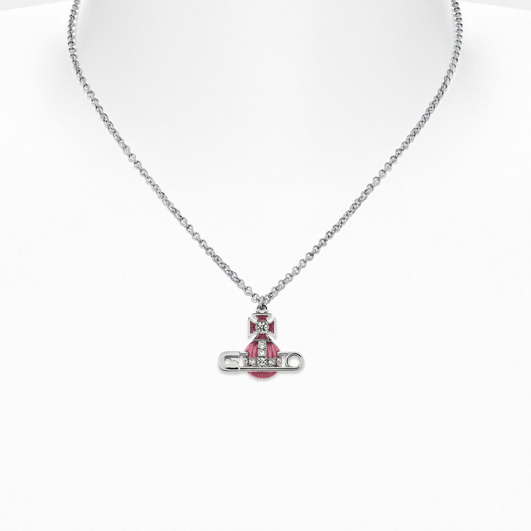 Kitty Pendant Necklace Pink 6208PK