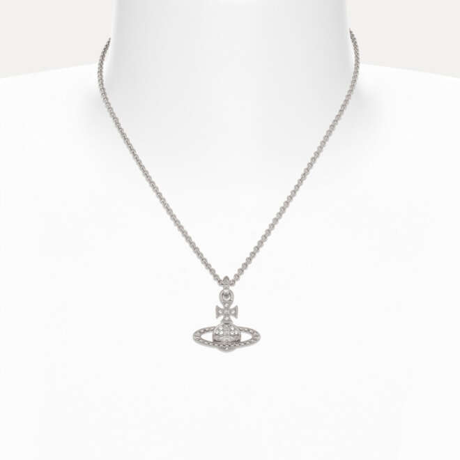 Dây chuyền Vivienne Westwood Silver Mayfair Bas Relief Pendant Necklace 6183